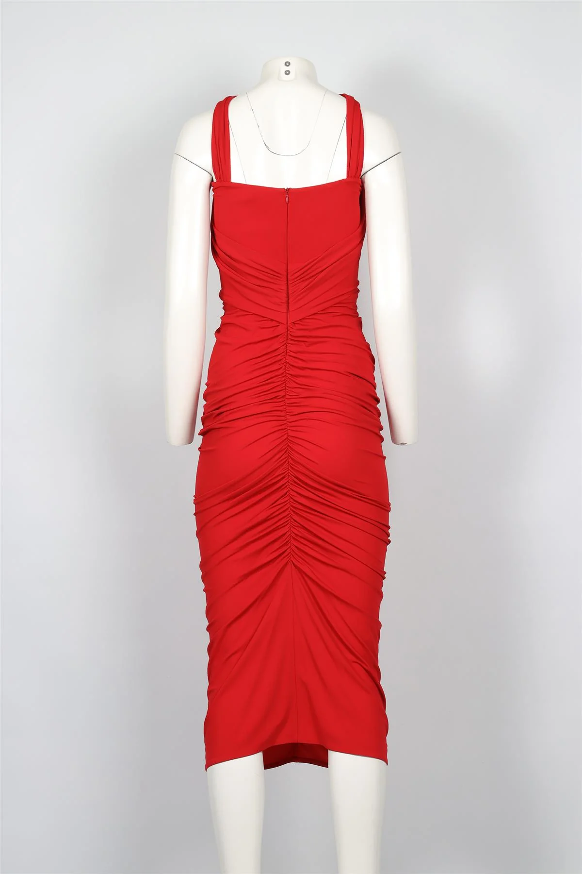 MAGDA BUTRYM RED JERSEY MAXI DRESS UK 8 - Image 4