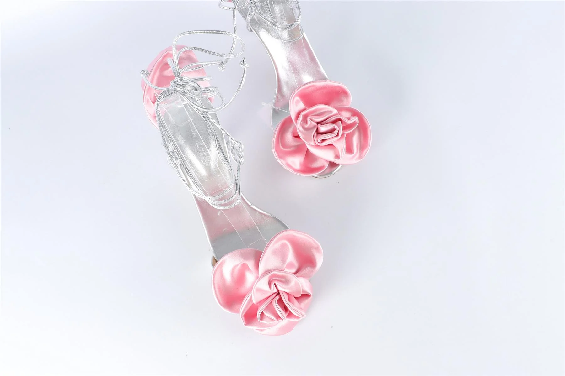 MAGDA BUTRYM SILVER LEATHER SANDALS EU 37.5 UK 4.5 US 7.5 - Image 4