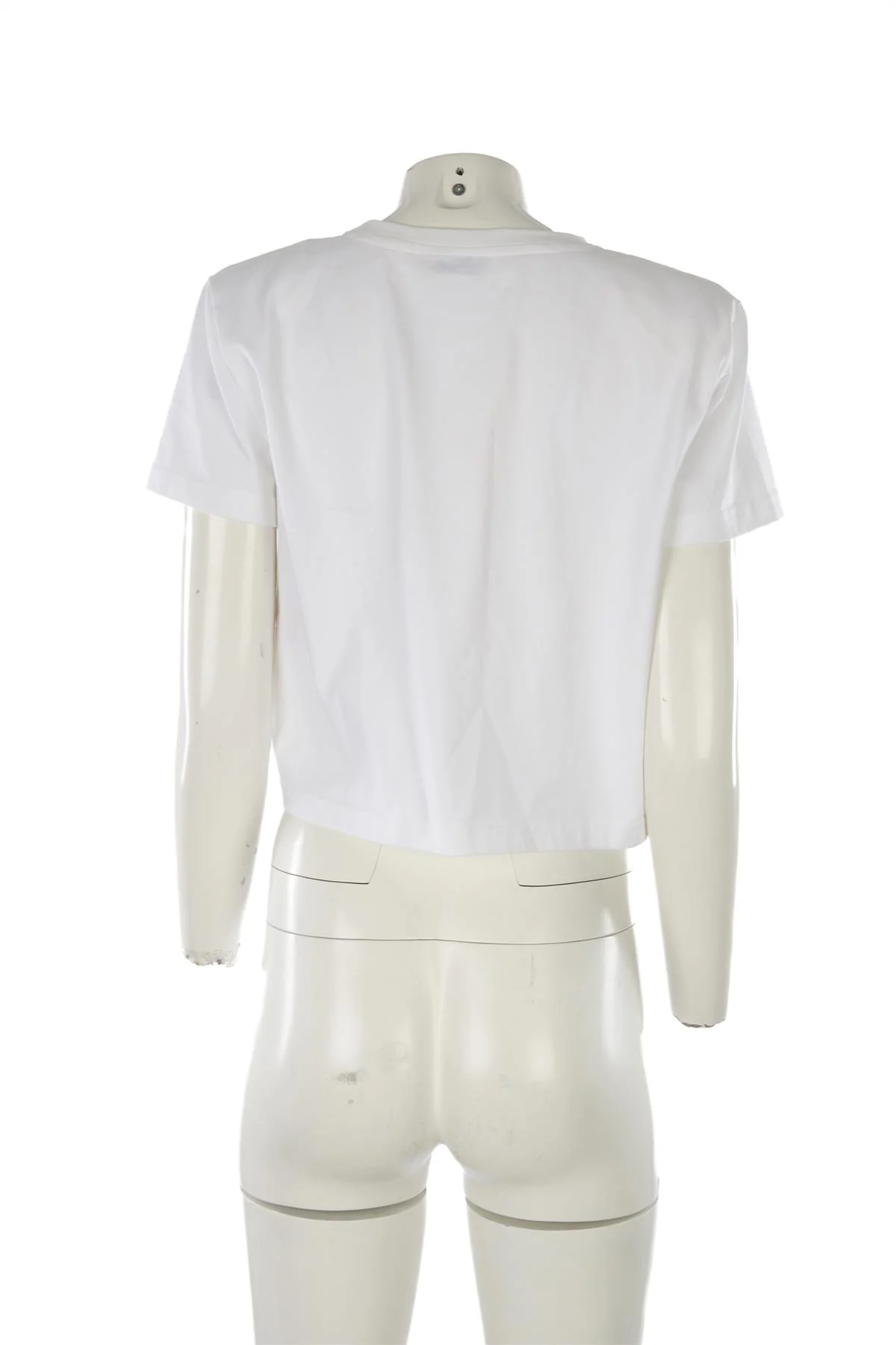 MAGDA BUTRYM WHITE COTTON T-SHIRT FR 36 UK 8 - Image 4