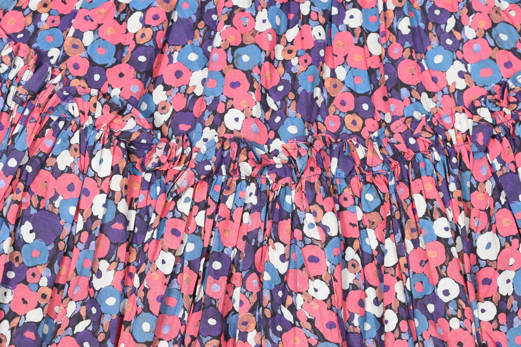 MAIA BERGMAN MULTICOLOURED COTTON MINI SKIRT SMALL - Image 5