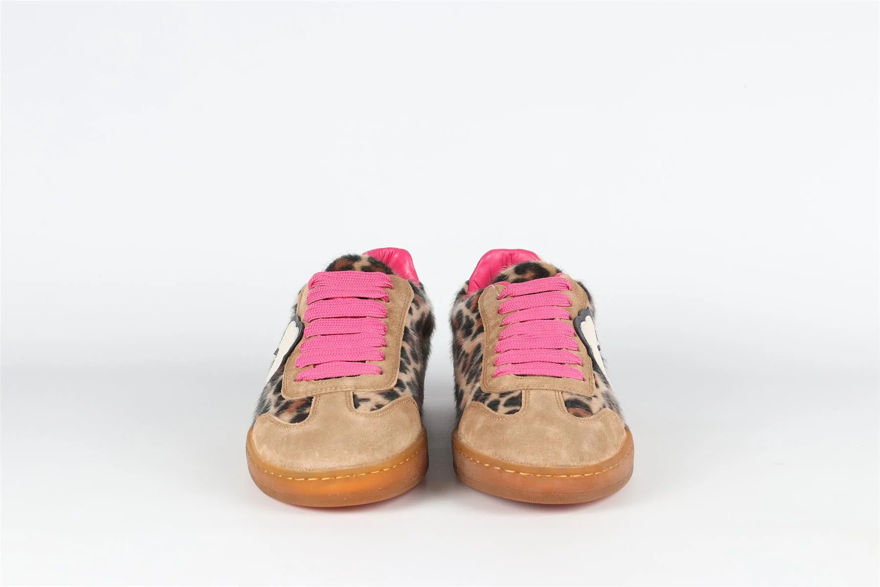 MAIMAI BEIGE FAUX FUR SNEAKERS EU 40.5 UK 7.5 US 10.5 - Image 3