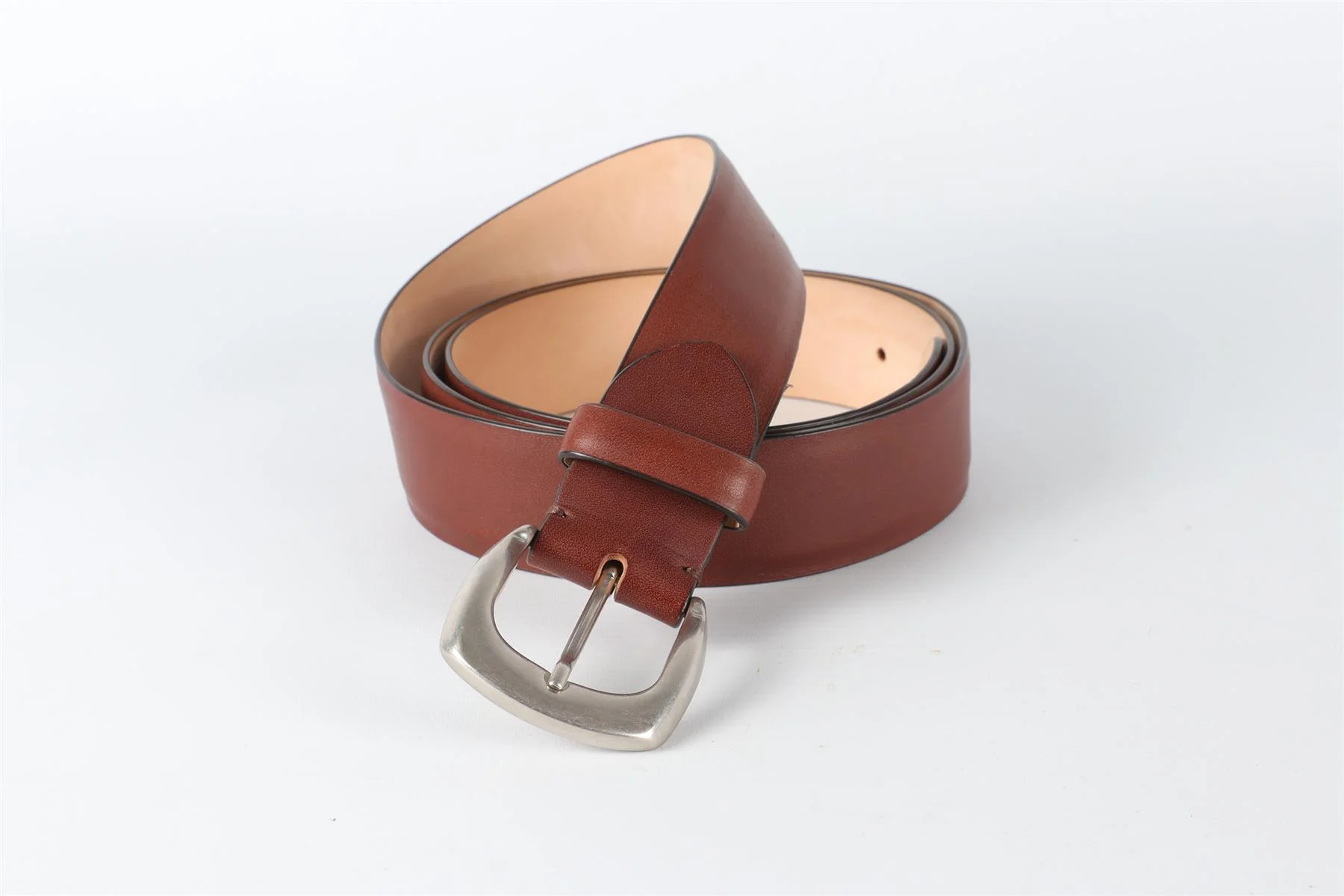 MAISON MARGIELA BROWN MEN'S LEATHER BELT - Image 3