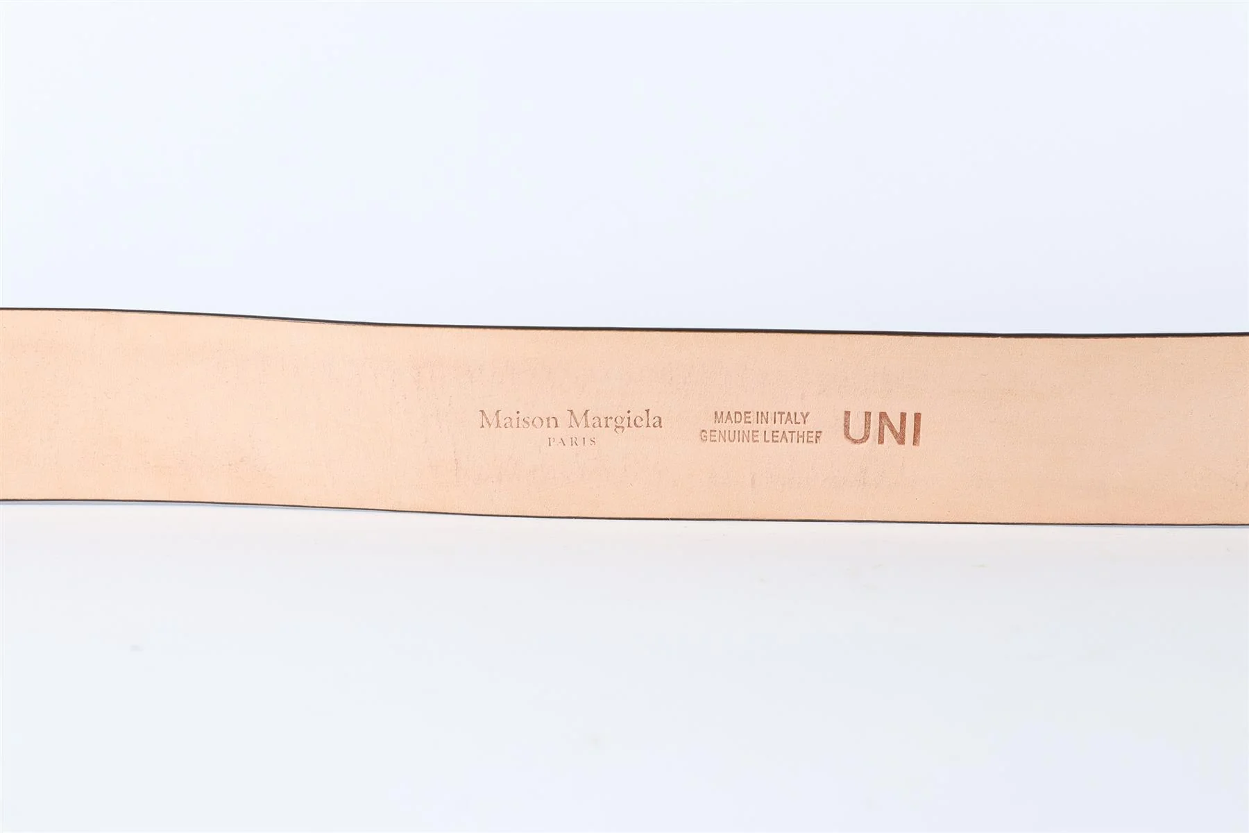 MAISON MARGIELA BROWN MEN'S LEATHER BELT - Image 6