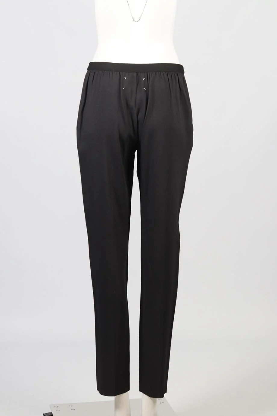 MAISON MARGIELA CREPE STRAIGHT LEG PANTS IT 44 UK 12 - Image 4