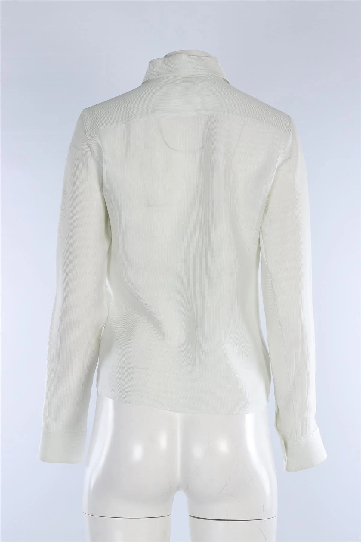MAISON MARGIELA GREEN SILK SHIRT IT 40 UK 8 - Image 4