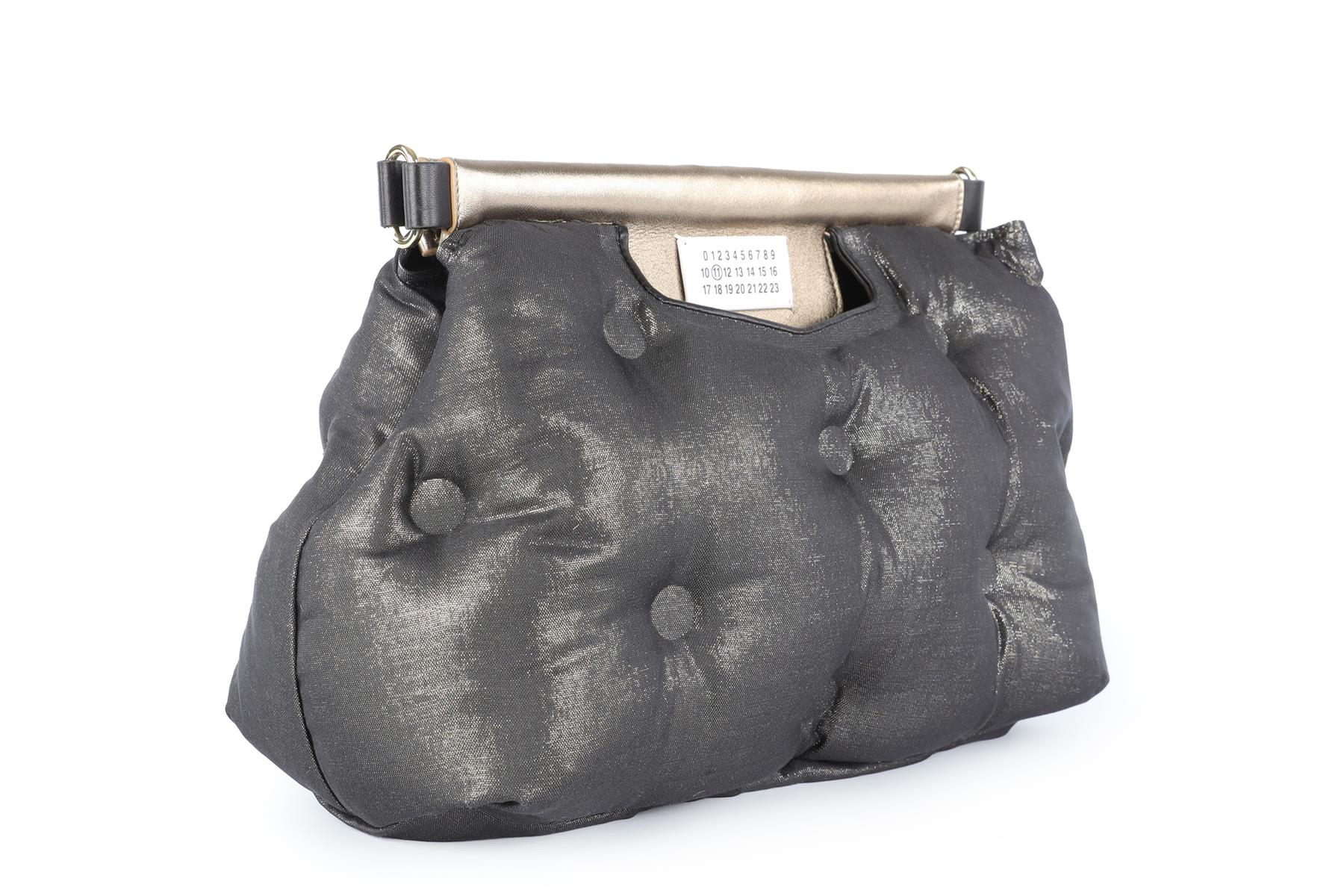 MAISON MARGIELA NAVY GLAM SLAM FABRIC CLUTCH - Image 4