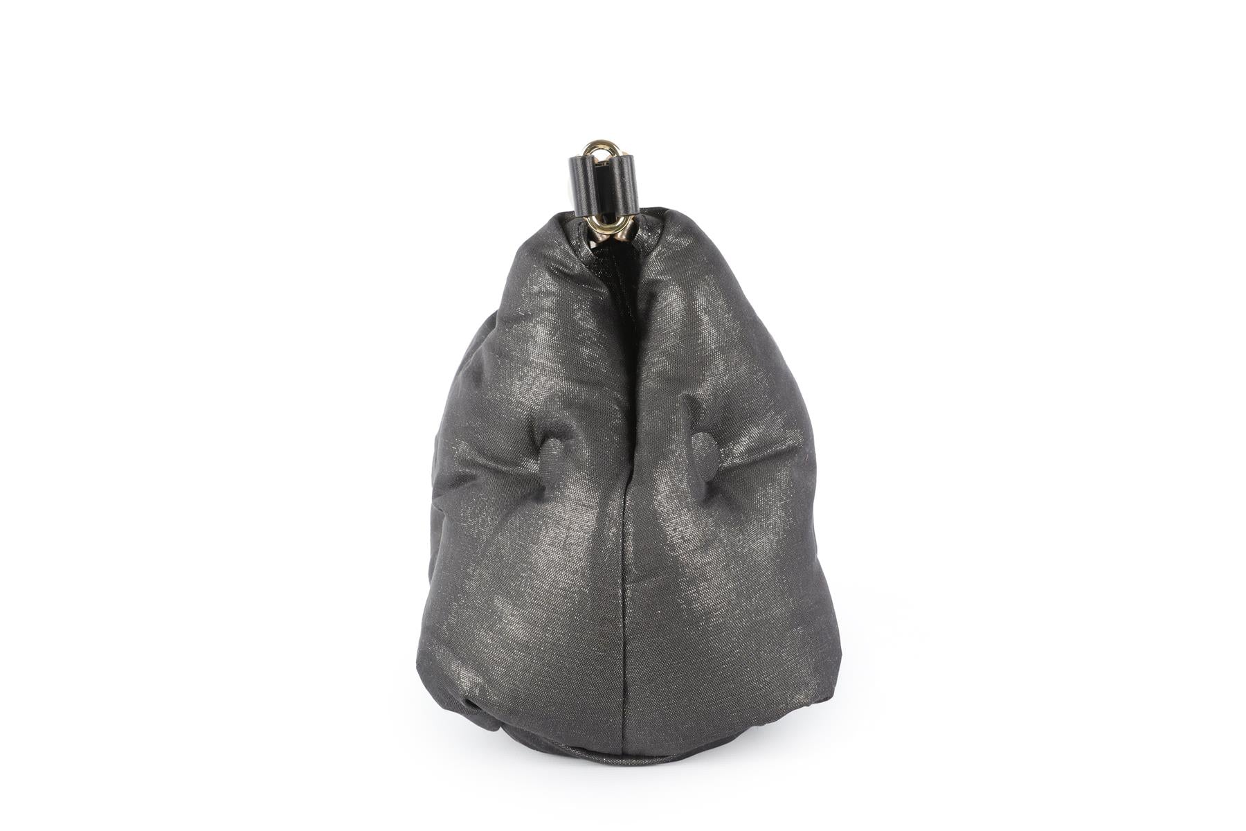 MAISON MARGIELA NAVY GLAM SLAM FABRIC CLUTCH - Image 5