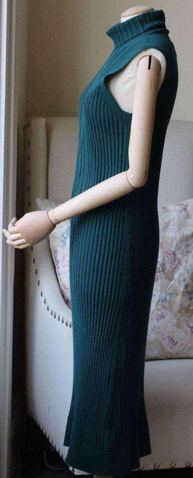 MAISON MARGIELA RIBBED TURTLENECK DRESS MEDIUM - Image 3