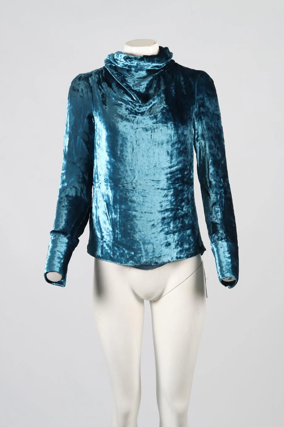 MAISON MARGIELA VELVET TURTLENECK TOP IT 38 UK 6 - Image 2