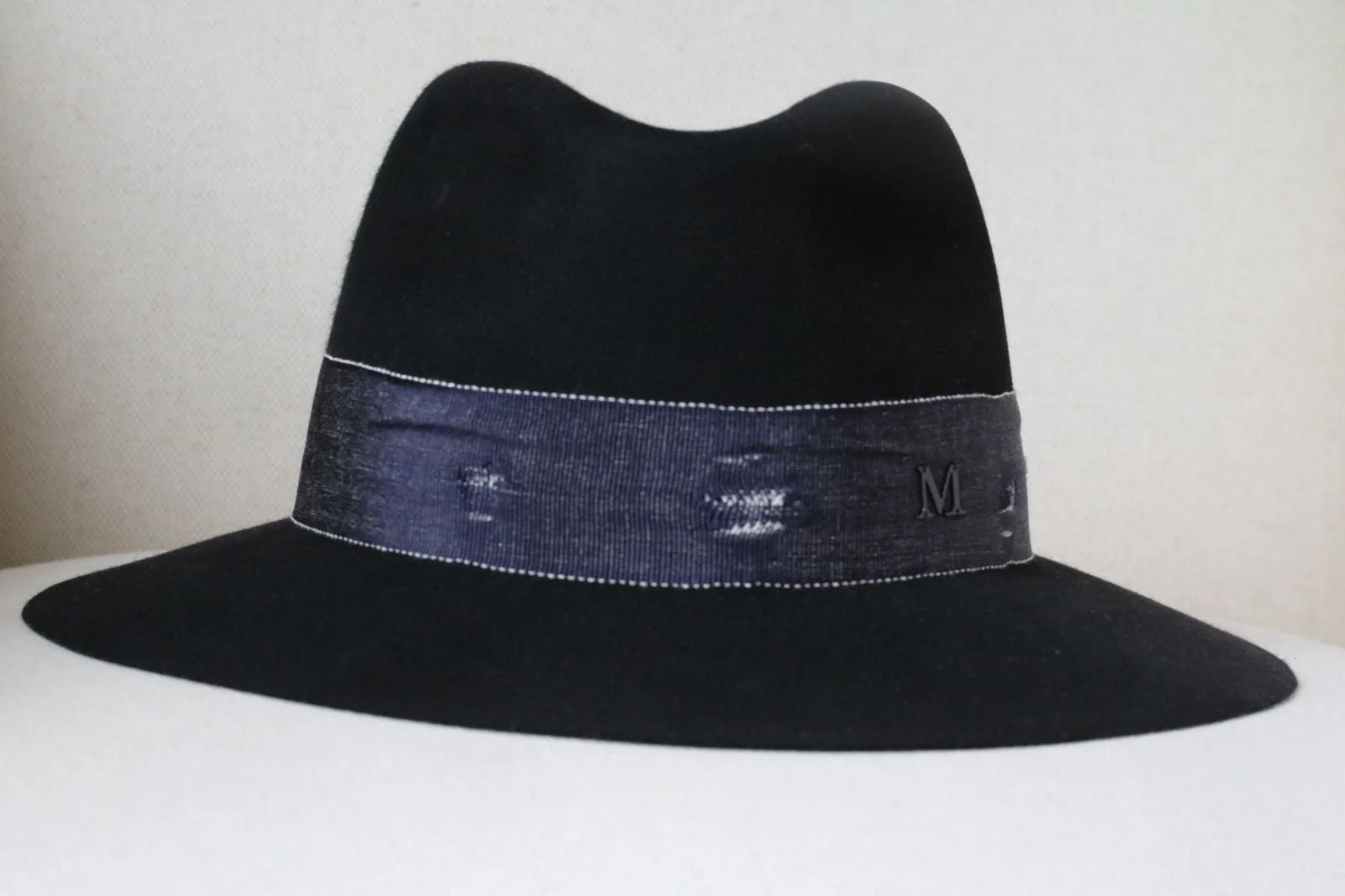 MAISON MICHEL HENRIETTA RABBIT FELT FEDORA HAT MEDIUM - Image 4