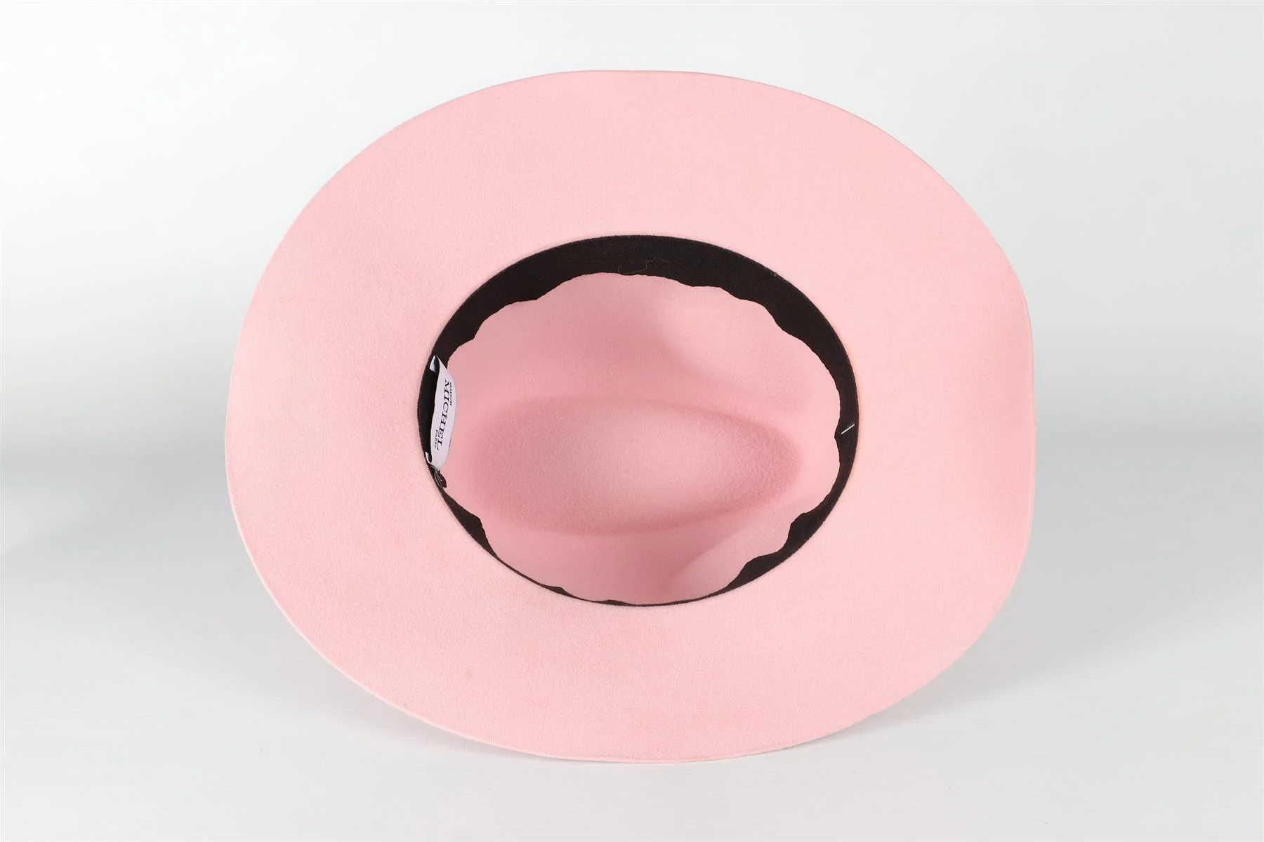 MAISON MICHEL PINK FELT FEDORA HAT LARGE - Image 5