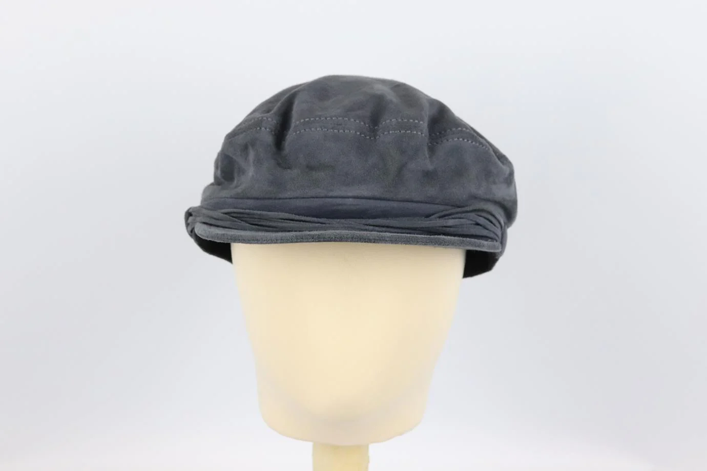 MAISON MICHEL SUEDE CAP LARGE - Image 3