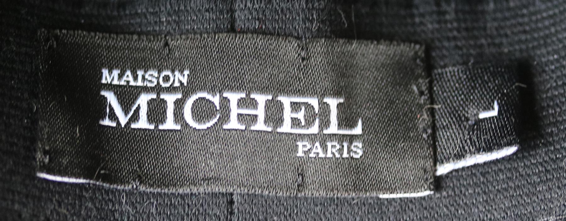 MAISON MICHEL VIRGINIE GROSGRAIN TRIMMED RABBIT FELT FEDORA LARGE - Image 5