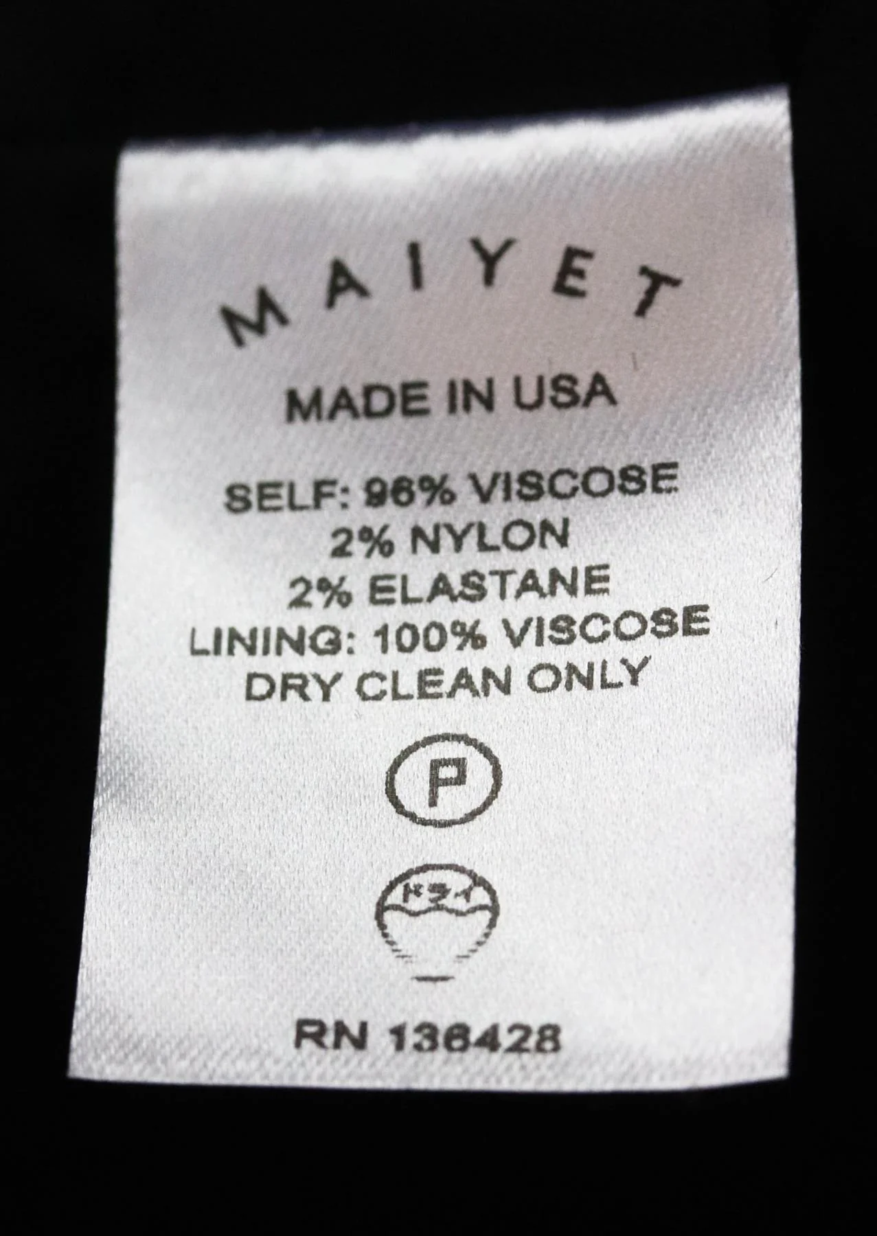 MAIYET DOUBLE BREASTED TRENCH CREPE COAT US 2 UK 6 - Image 6