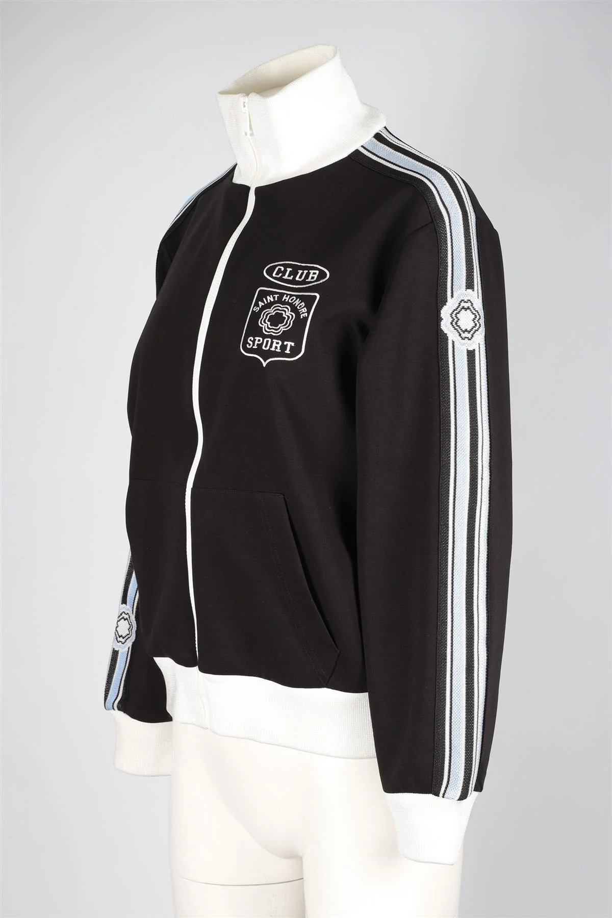 MAJE BLACK COTTON JACKET UK 12 - Image 3