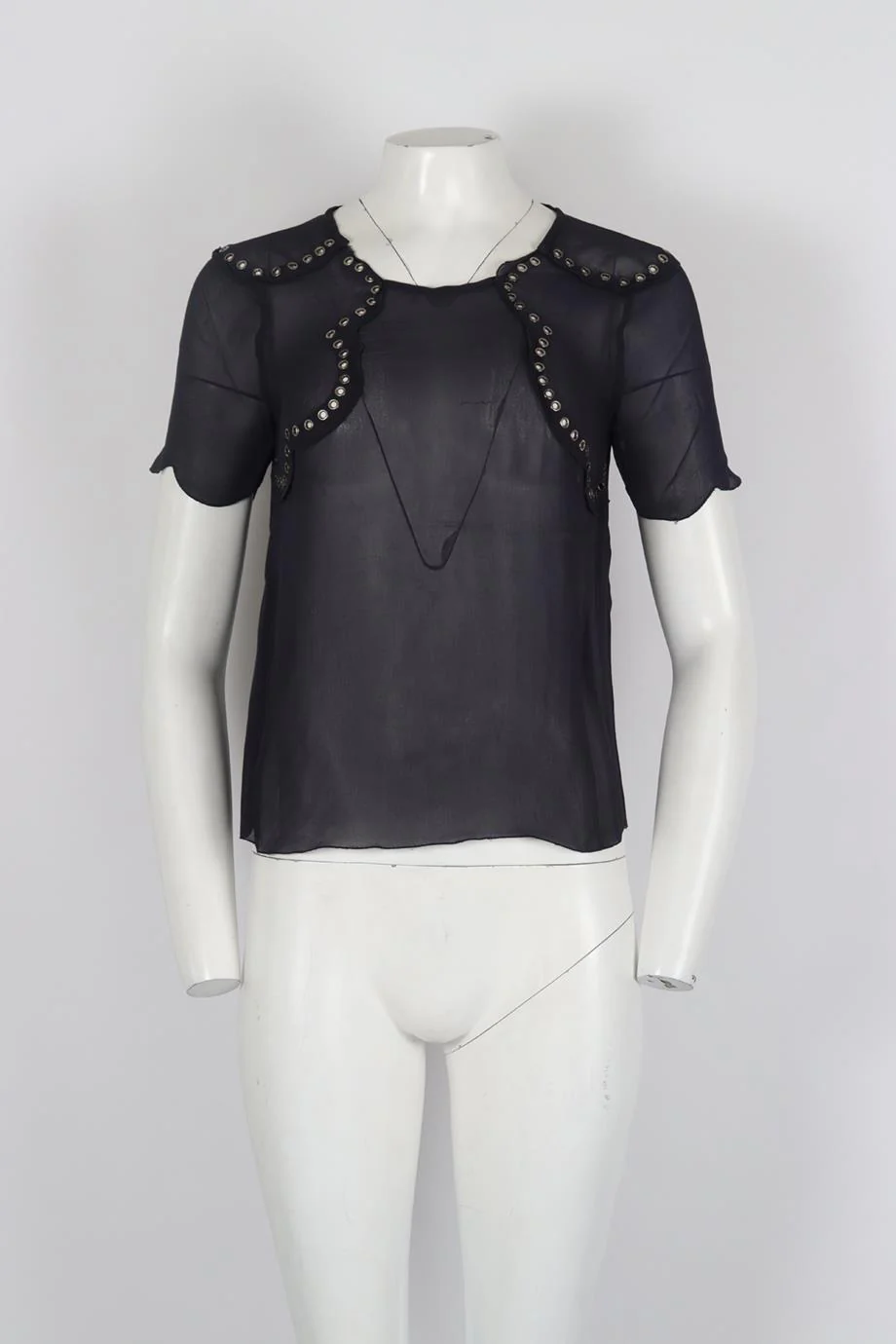 MAJE EMBELLISHED CHIFFON TOP SMALL - Image 2