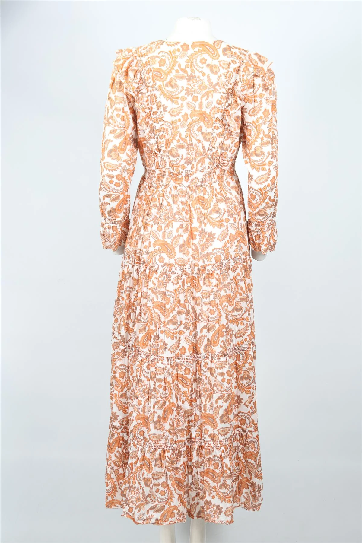 MAJE PRINTED MAXI DRESS UK 14 - Image 4