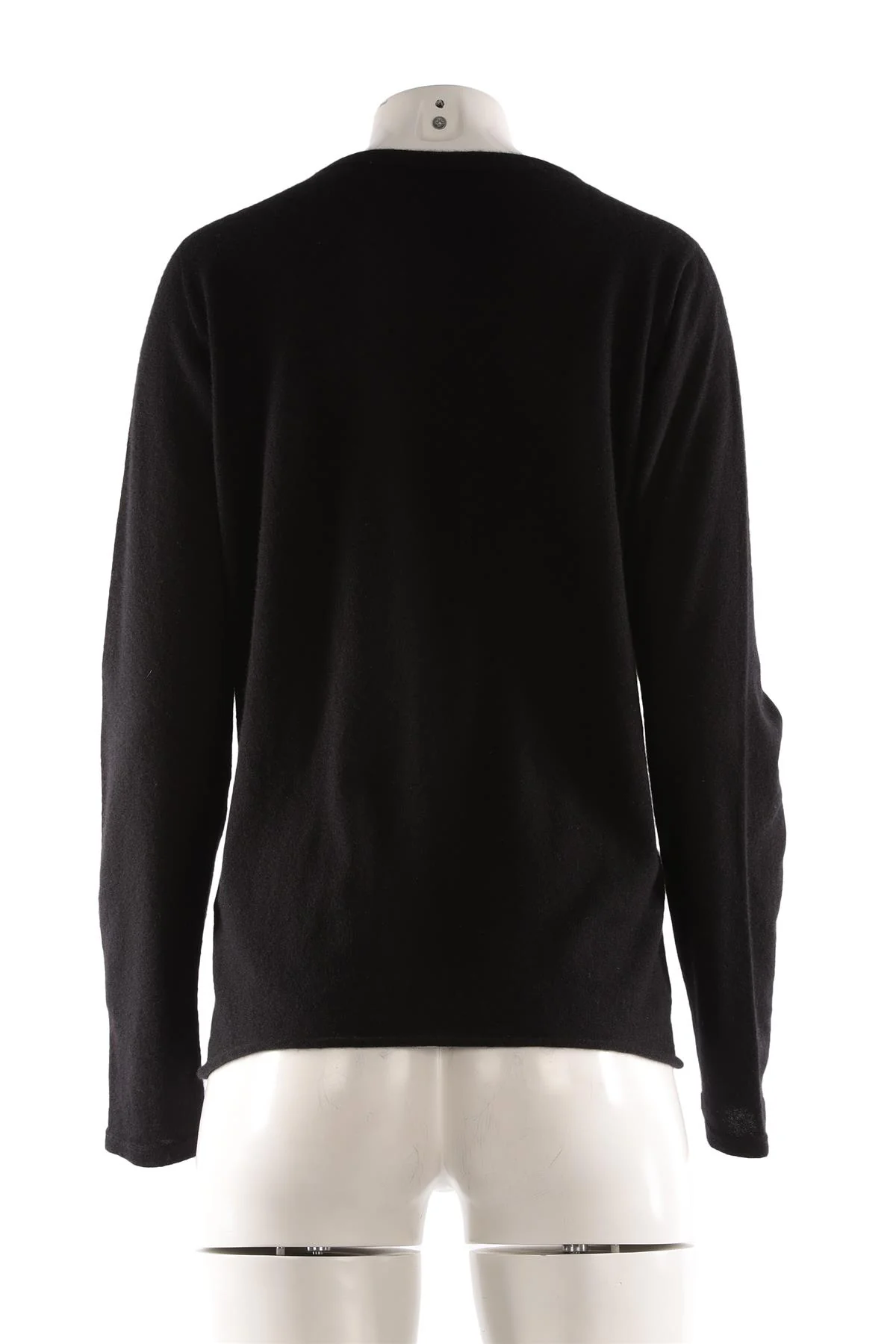 MAJESTIC FILATURES BLACK CASHMERE SWEATER FR 42 - Image 4