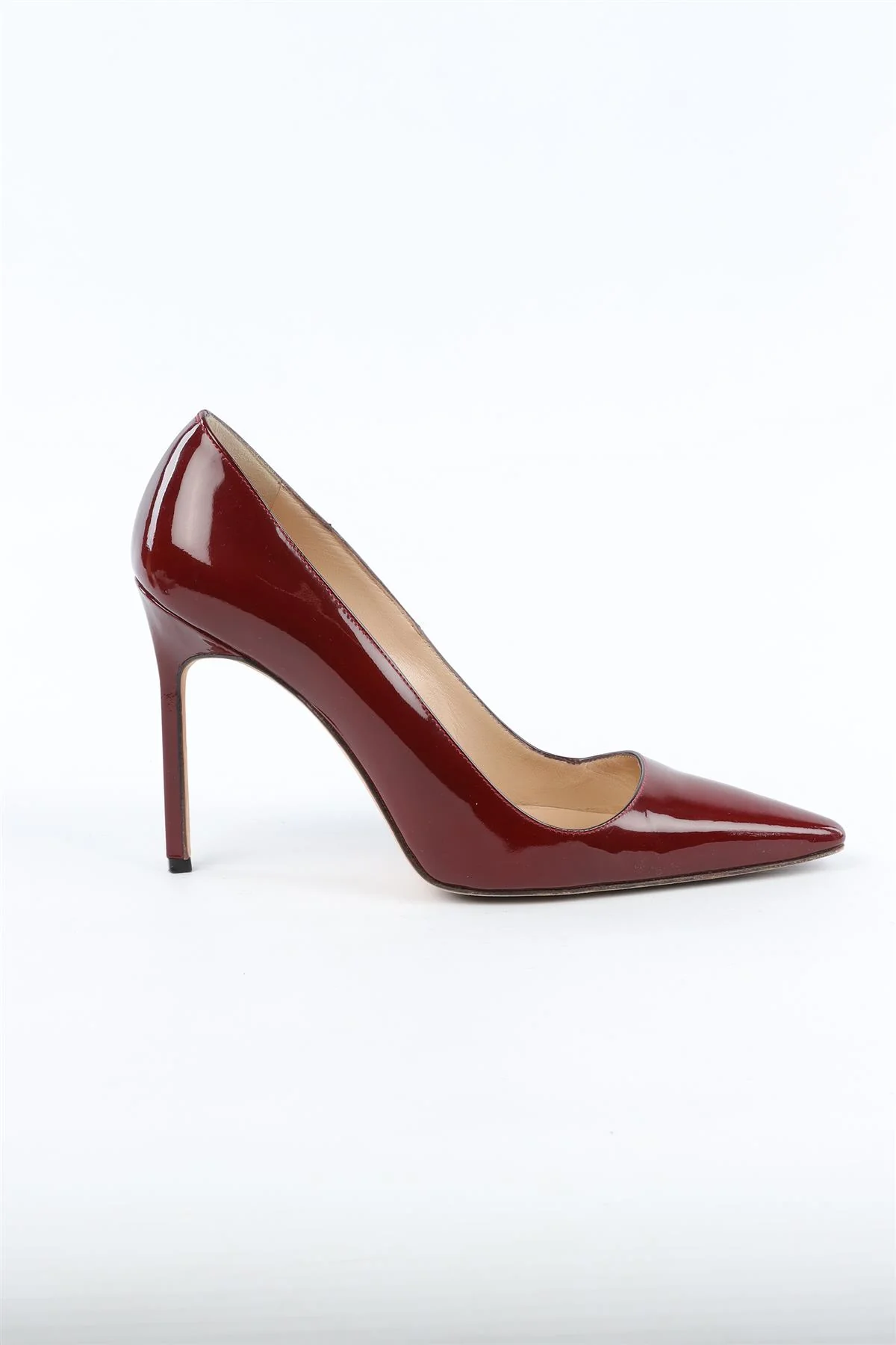 MANOLO BLAHNIK RED PATENT LEATHER PUMPS EU 38 UK 5 US 8 - Image 2