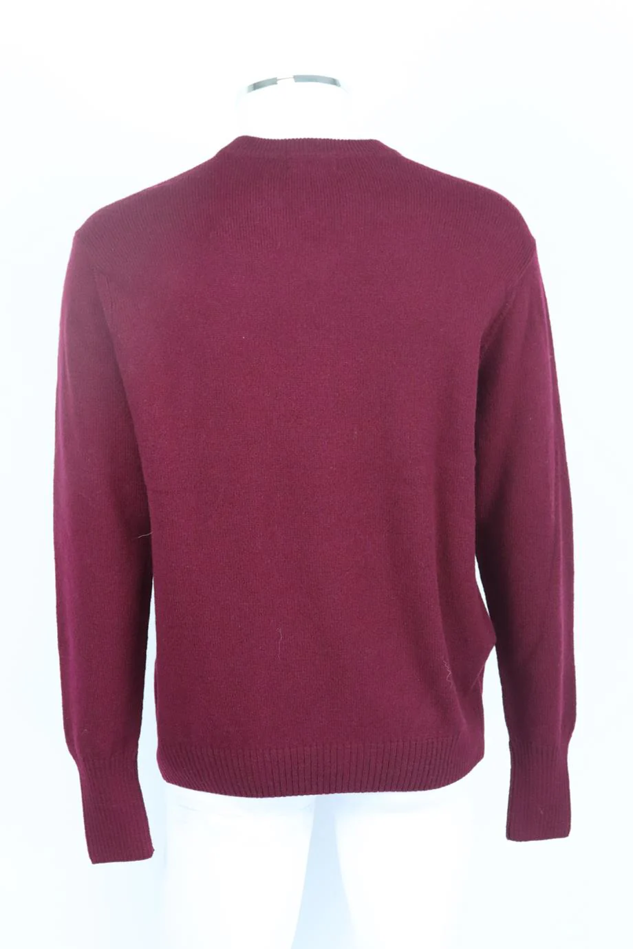 MANORS MEN'S EMBROIDERED WOOL SWEATER MEDIUM - Image 4