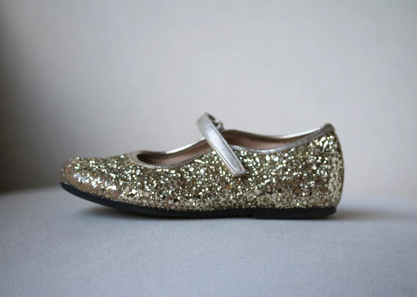 MANUELA DE JUAN KIDS GIRLS GLITTER SHOES EU 28 UK 10 - Image 2