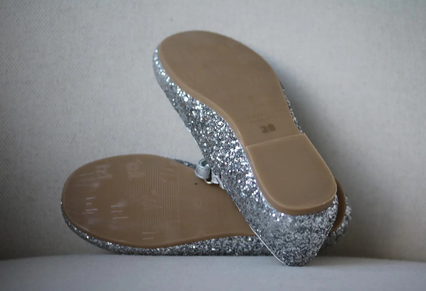 MANUELA DE JUAN KIDS GIRLS GLITTER SHOES EU 28 UK 10 - Image 5