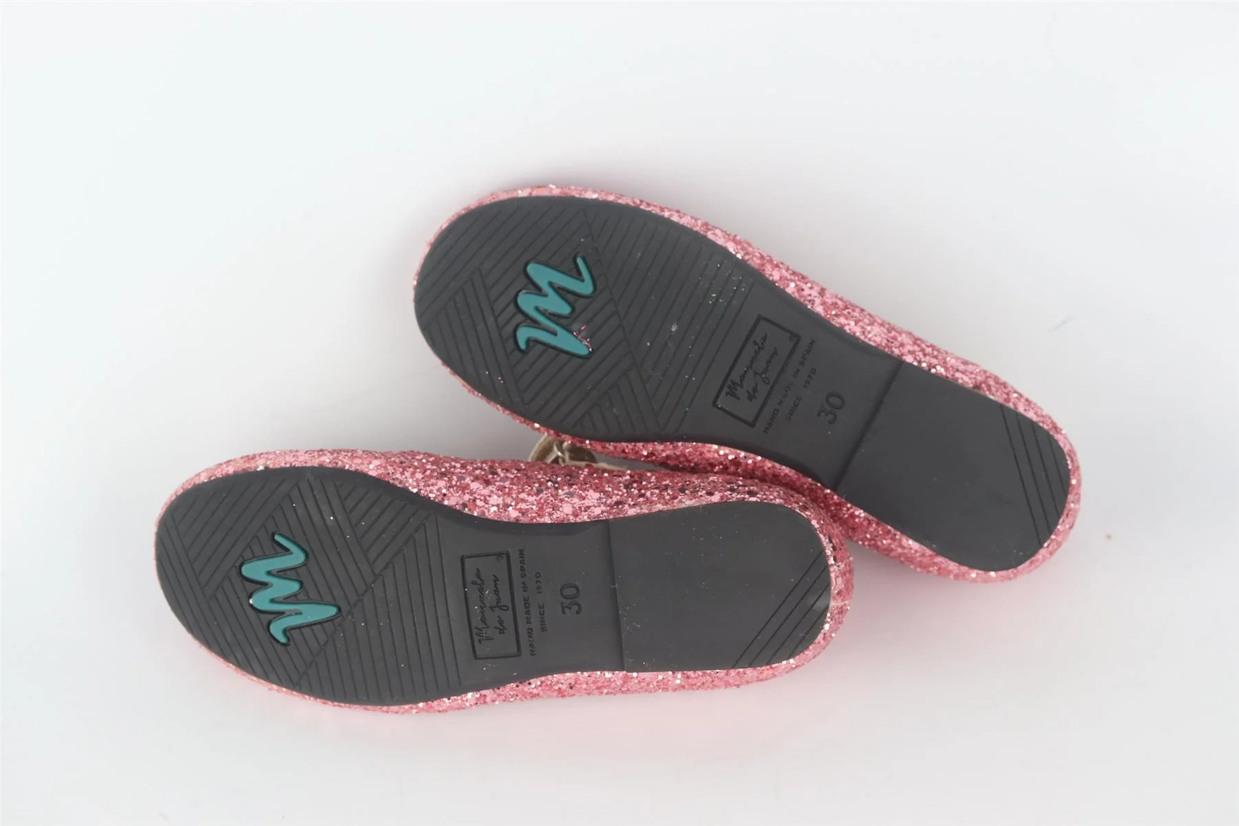 MANUELA DE JUAN KIDS GIRLS GLITTER SHOES EU 30 UK 11 - Image 5