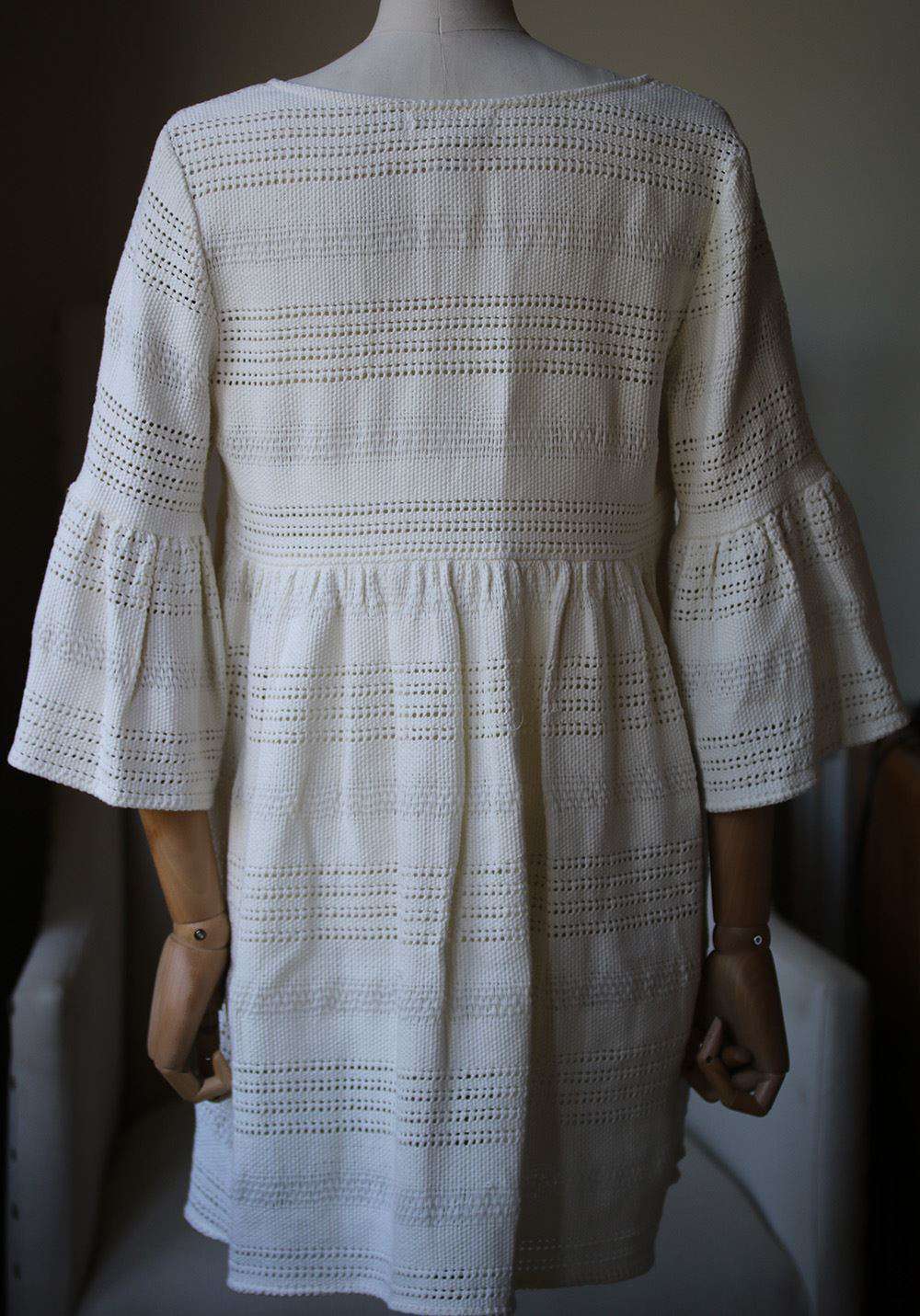 MARA HOFFMAN CROCHET COVER UP MINI DRESS MEDIUM - Image 5
