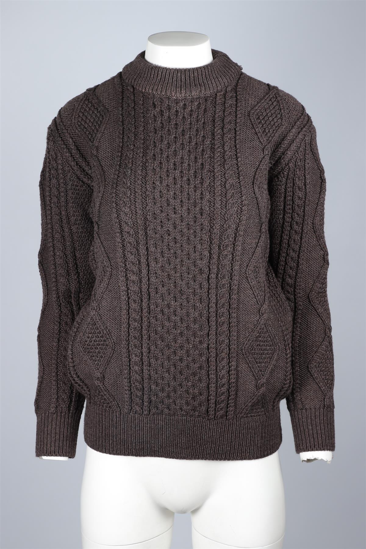 MARC JACOBS BROWN WOOL SWEATER SMALL - Image 2
