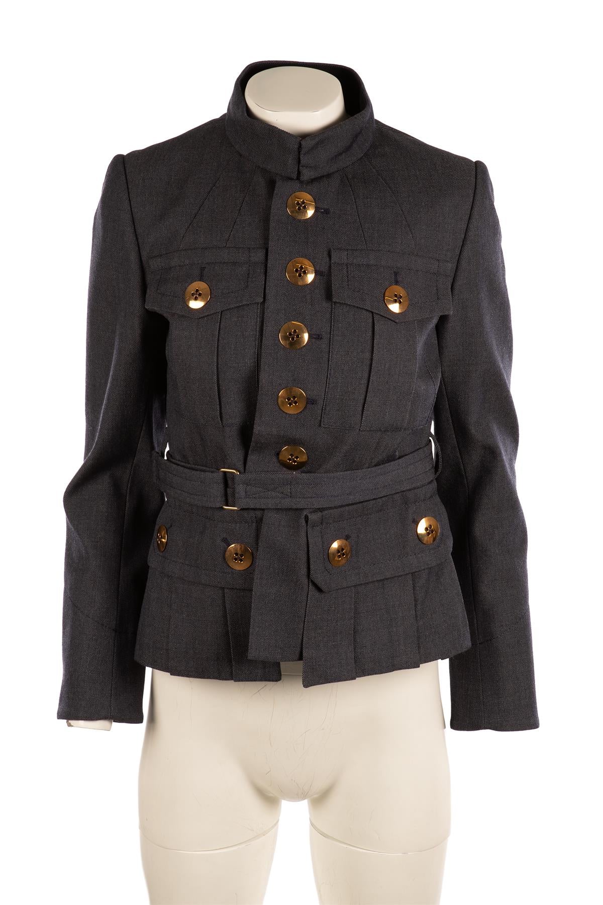 MARC JACOBS NAVY WOOL JACKET US 4 UK 8 - Image 2