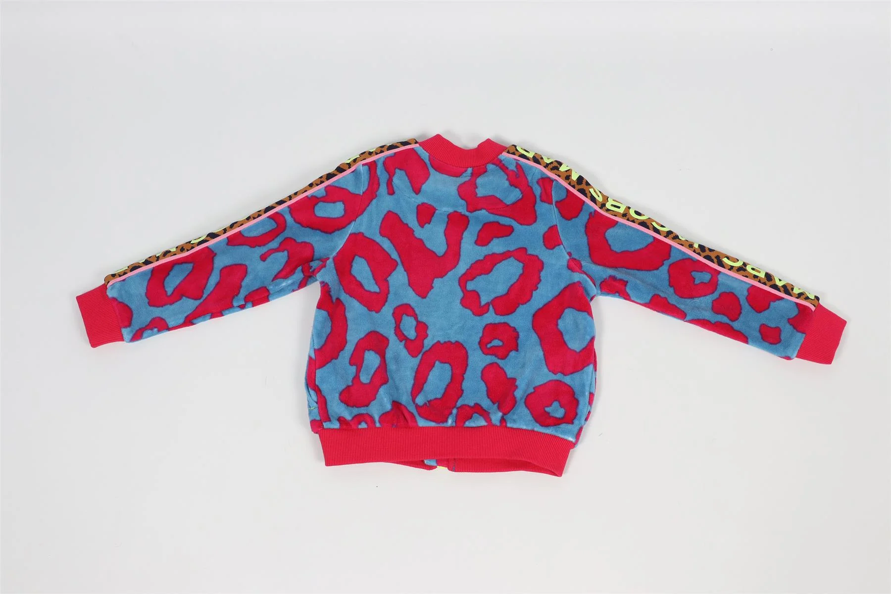 MARC JACOBS PINK AND BLUE KIDS GIRLS VELOUR JACKET AND PANTS SET 3-4 YEARS - Image 4