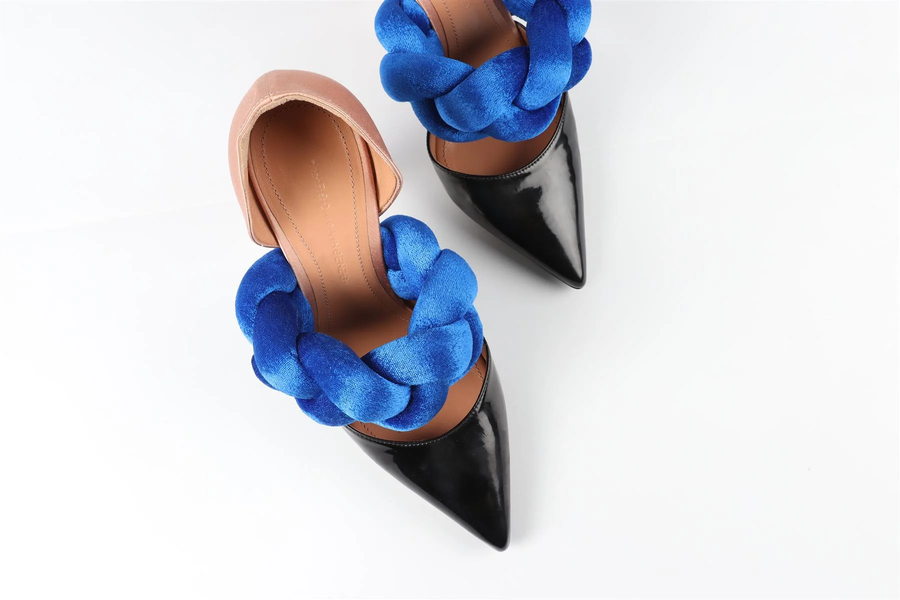 MARCO DE VINCENZO BLACK LEATHER AND SATIN PUMPS EU 38 UK 5 US 8 - Image 4