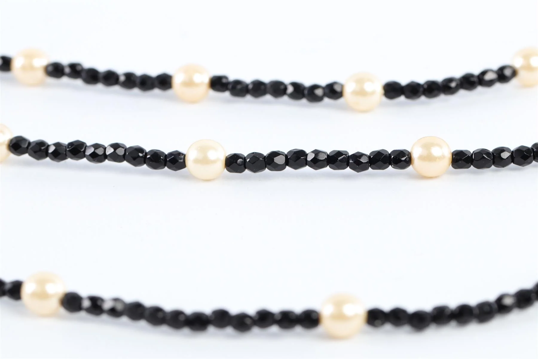 MARIA CALDERARA BLACK PEARL NECKLACE - Image 3