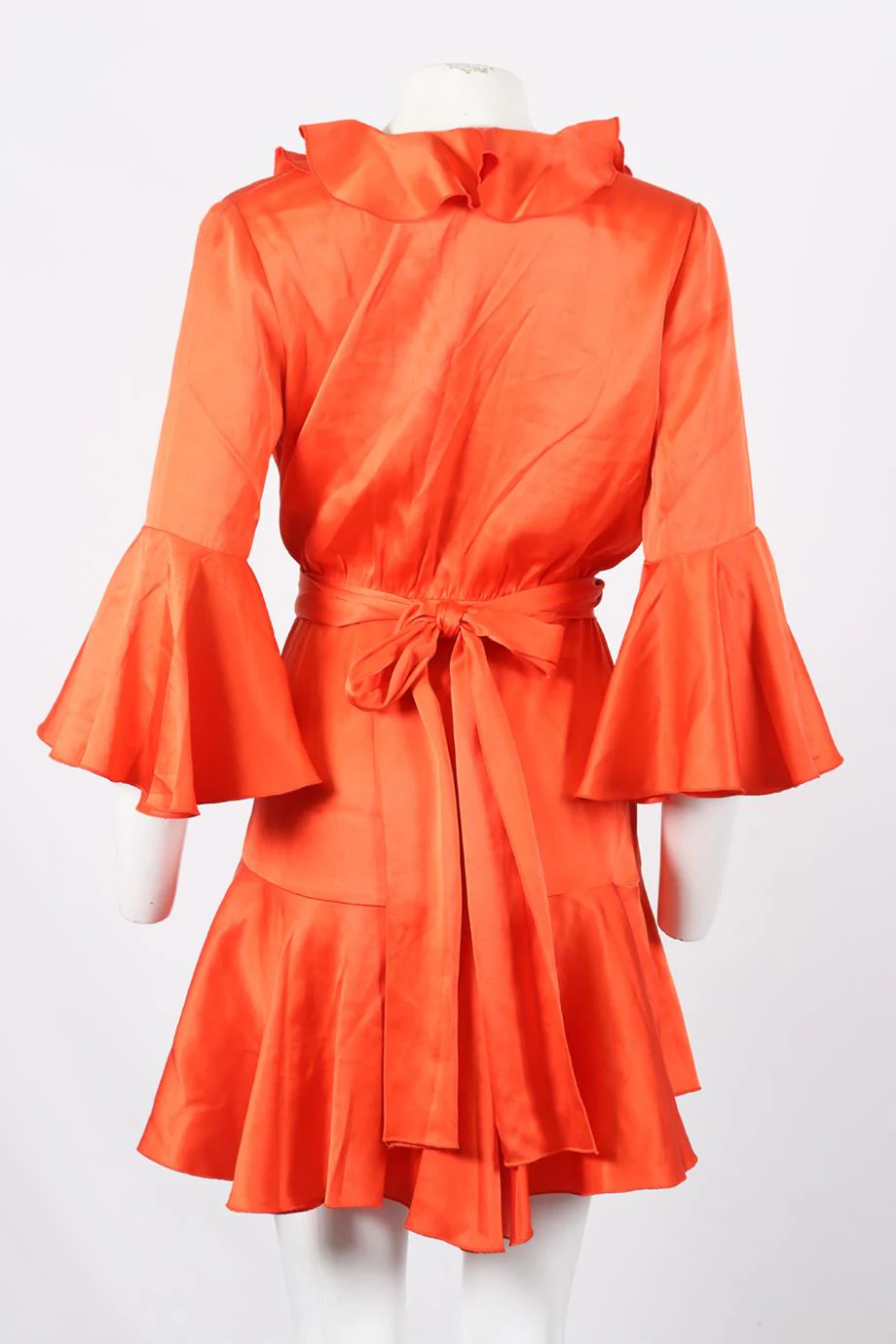 MARIA LUCIA HOHAN SILK WRAP MINI DRESS FR 40 UK 12 - Image 4
