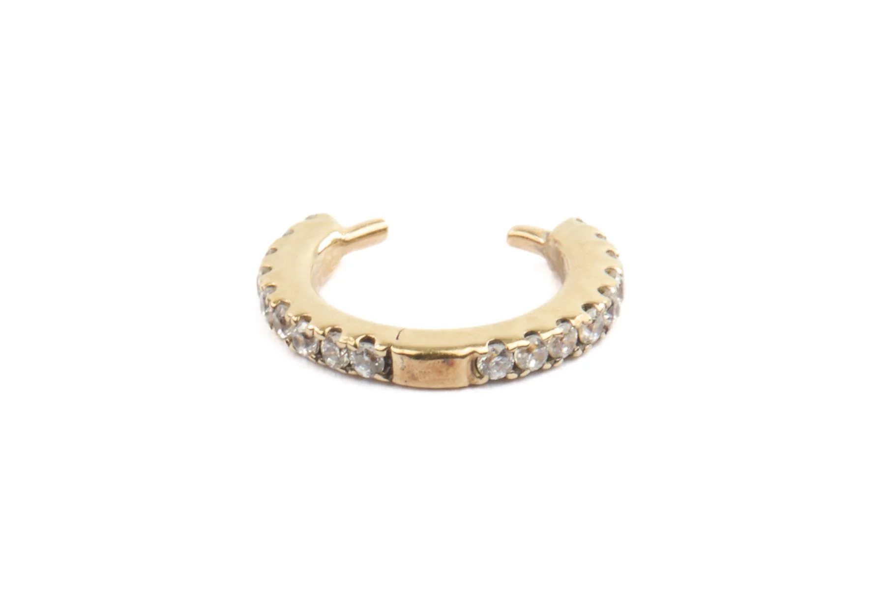 MARIA TASH 14K GOLD CZ EAR CUFF - Image 2