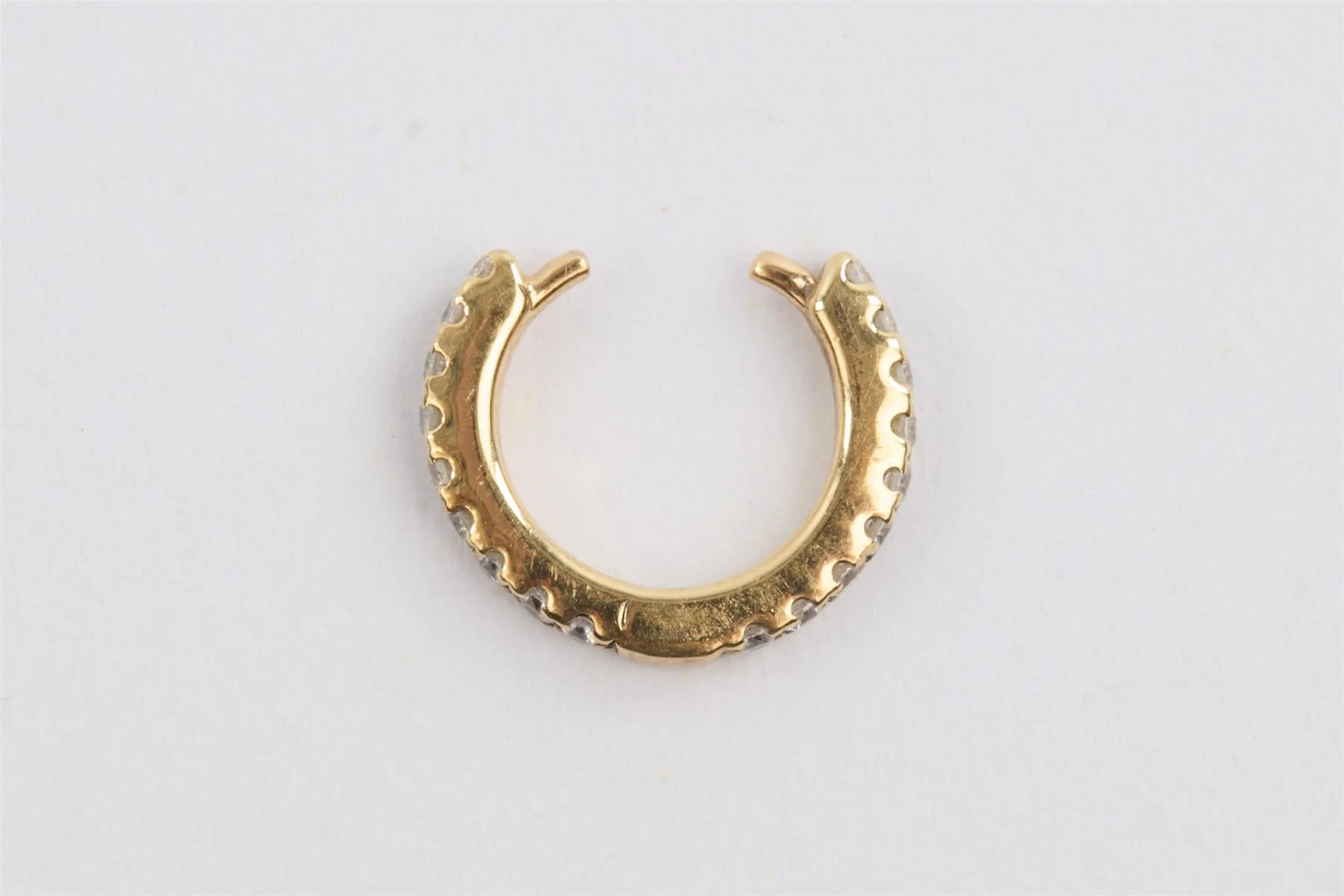 MARIA TASH 14K GOLD CZ EAR CUFF - Image 3