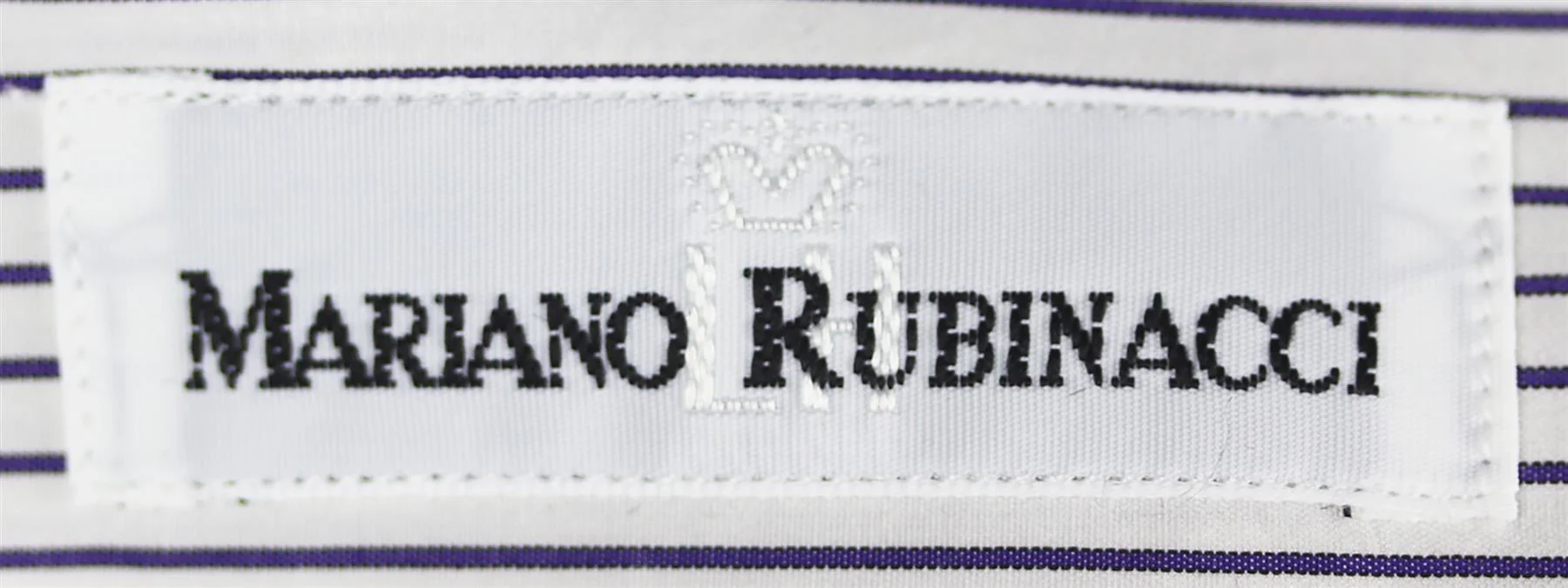 MARIANO RUBINACCI MEN'S STRIPED COTTON SHIRT XLARGE - Image 5