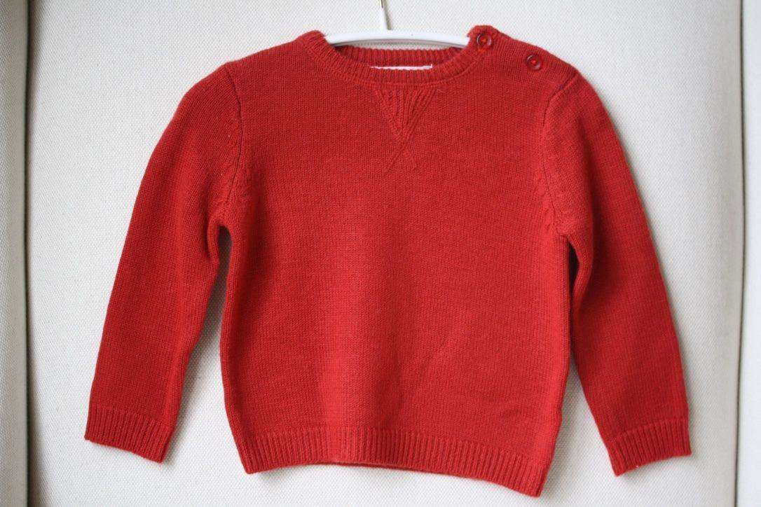 MARIE CHANTAL BABY ELBOW PATCH SWEATER 24 MONTHS - Image 2