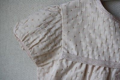 MARIE CHANTAL BABY PALE PEACH TAFFETA DRESS 18 MONTHS - Image 4