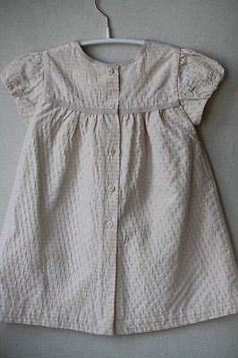 MARIE CHANTAL BABY PALE PEACH TAFFETA DRESS 18 MONTHS - Image 5