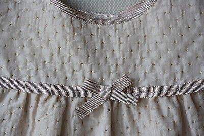 MARIE CHANTAL BABY PALE PEACH TAFFETA DRESS 18 MONTHS - Image 6
