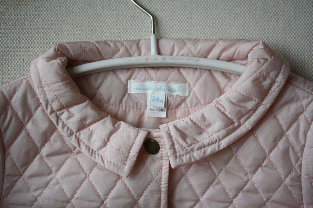 MARIE CHANTAL BABY PINK QUILTED COAT JACKET 24 MONTHS - Image 3