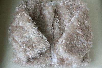 MARIE CHANTAL BABY STEIFF BEIGE FUR COAT LARGE 24 MONTHS - Image 2