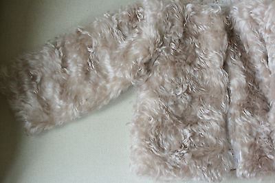 MARIE CHANTAL BABY STEIFF BEIGE FUR COAT LARGE 24 MONTHS - Image 3