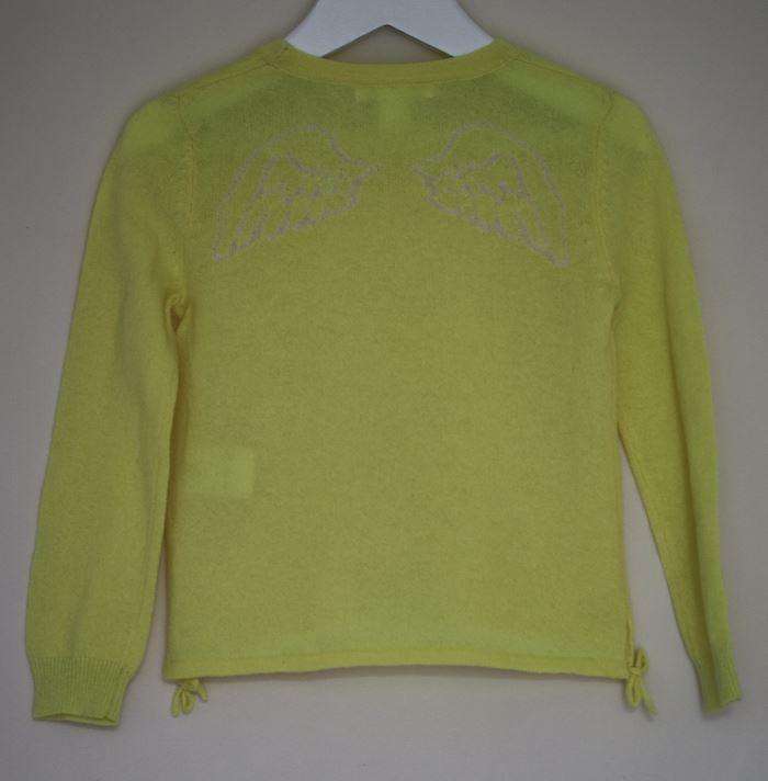 MARIE CHANTAL YELLOW ANGEL WING SWEATER 3 YEARS - Image 2