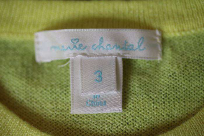 MARIE CHANTAL YELLOW ANGEL WING SWEATER 3 YEARS - Image 4
