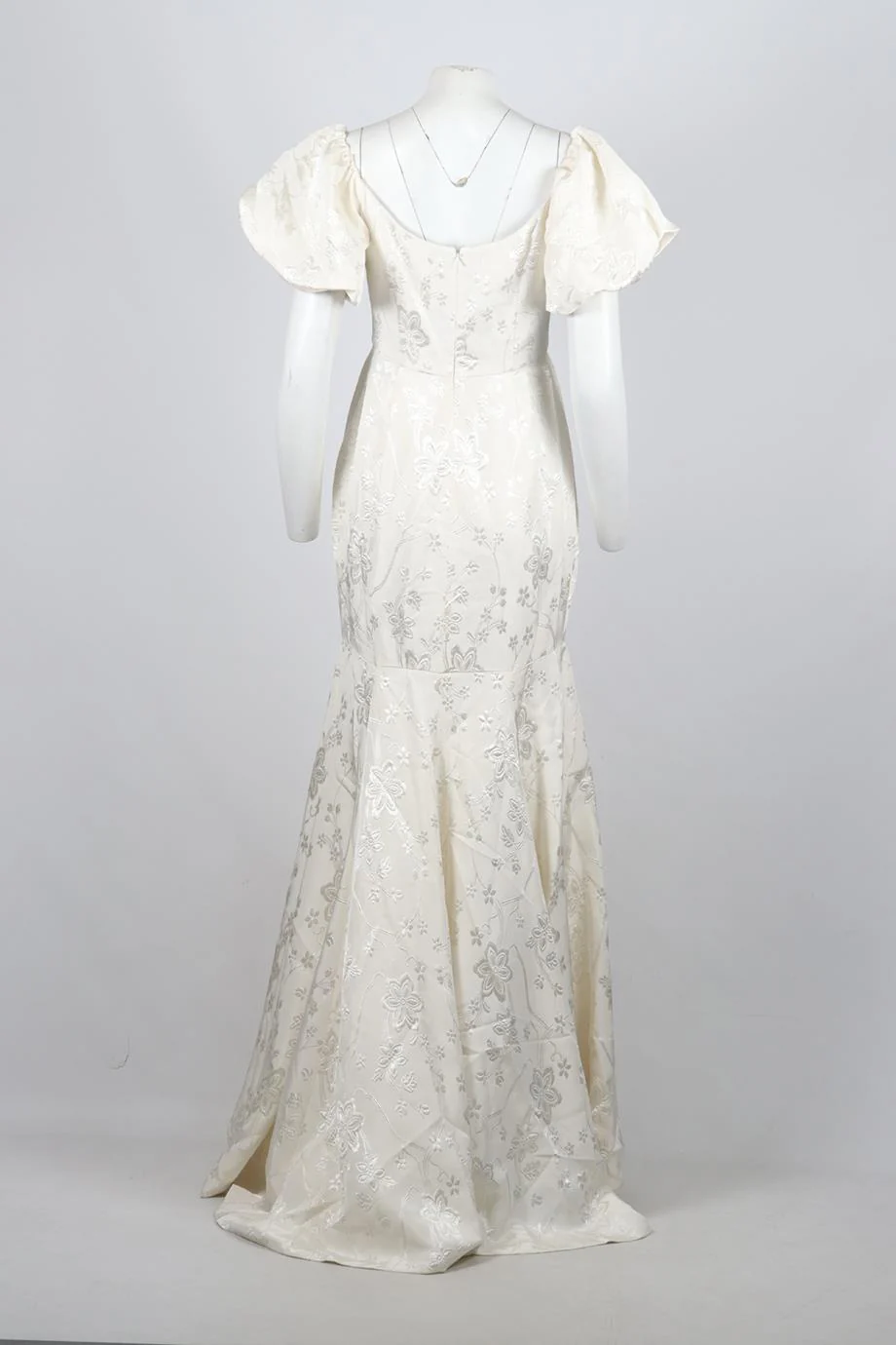 MARKARIAN JACQUARD SILK MAXI DRESS UK 8 - Image 4