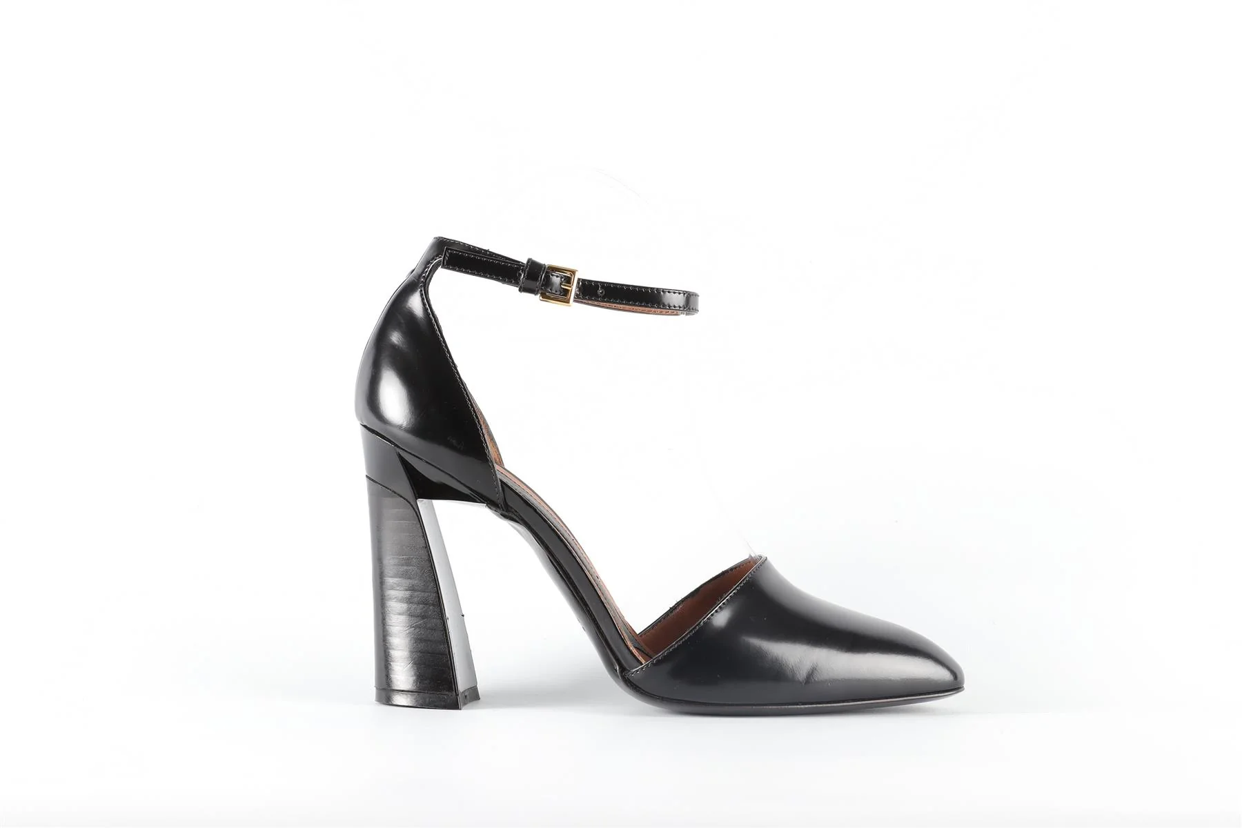 MARNI BLACK PATENT LEATHER PUMPS EU 39 UK 6 US 9 - Image 2