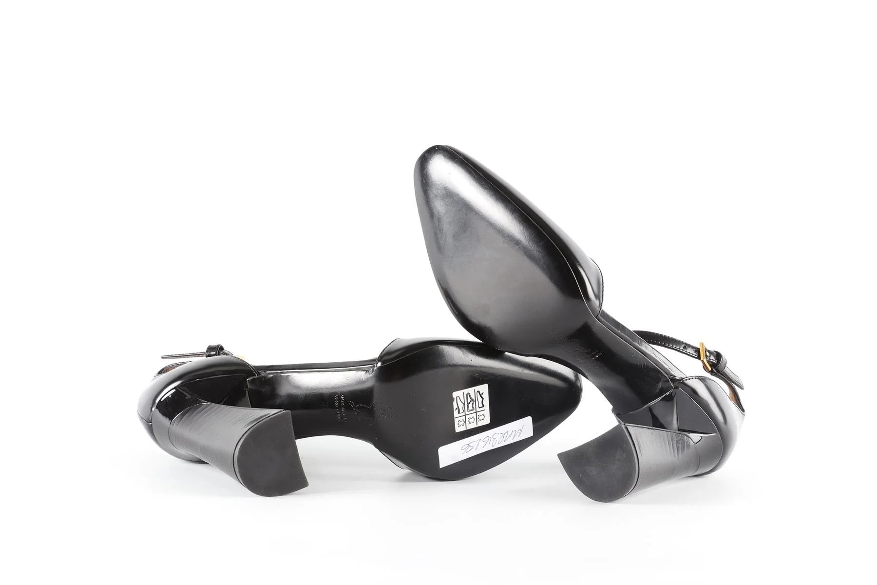 MARNI BLACK PATENT LEATHER PUMPS EU 39 UK 6 US 9 - Image 6