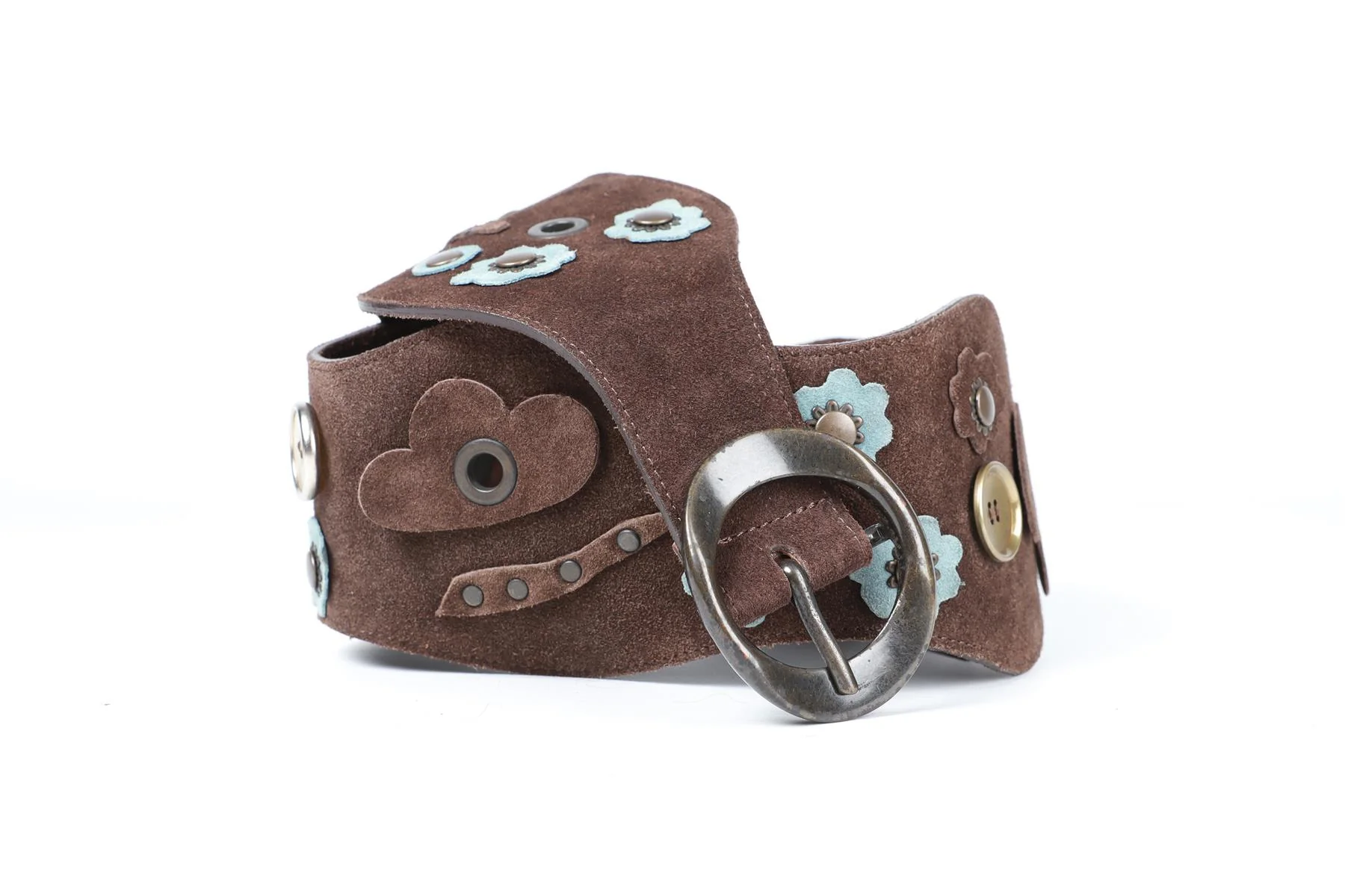 MARNI BROWN SUEDE BELT SMALL - Image 5